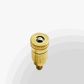 ZYYAY 20pcs 3/8 Slip-Lock Misting Nozzle Tees Brass Tee Connector for Cooling System 10/24 UNC for High Pressure Mist Cooling System Size : 180°Double Hole 